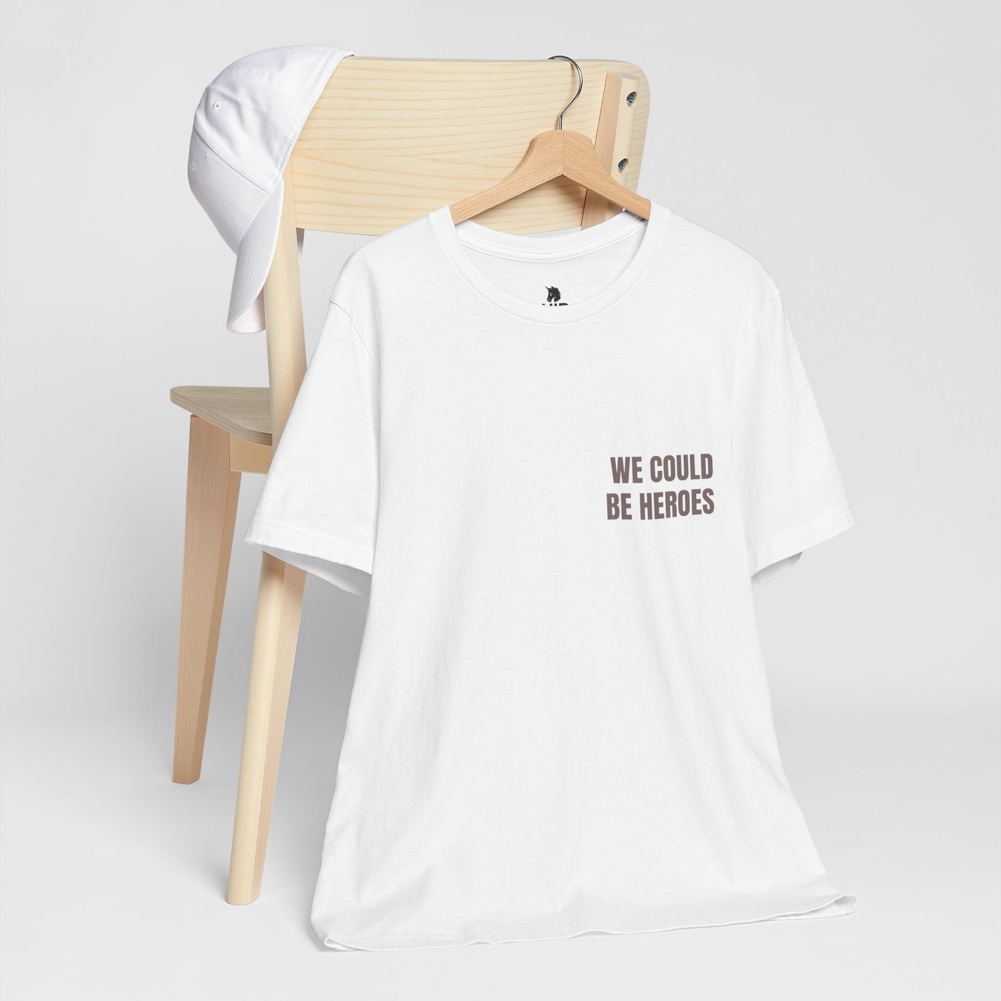 Classic Tee — WE COULD BE HEROES (back print)