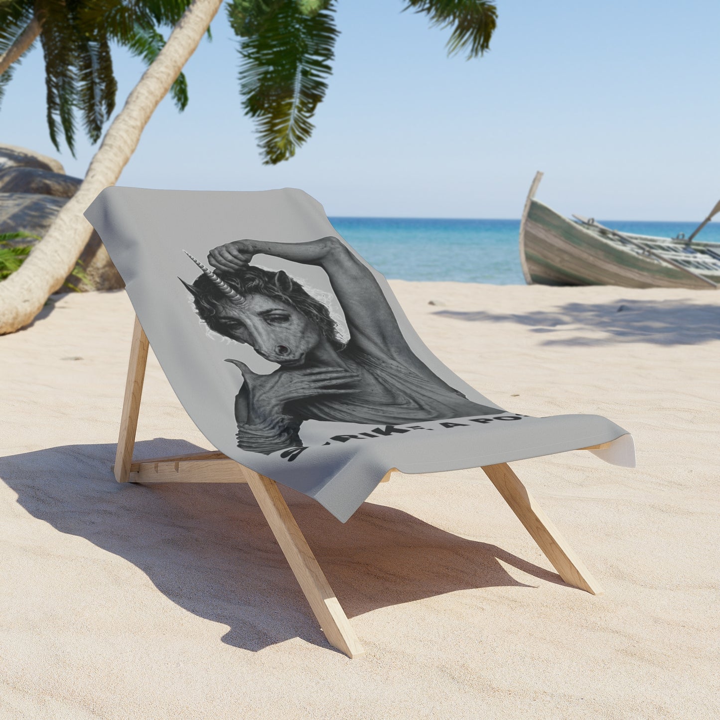 Beach Towel — STRIKE A POSE