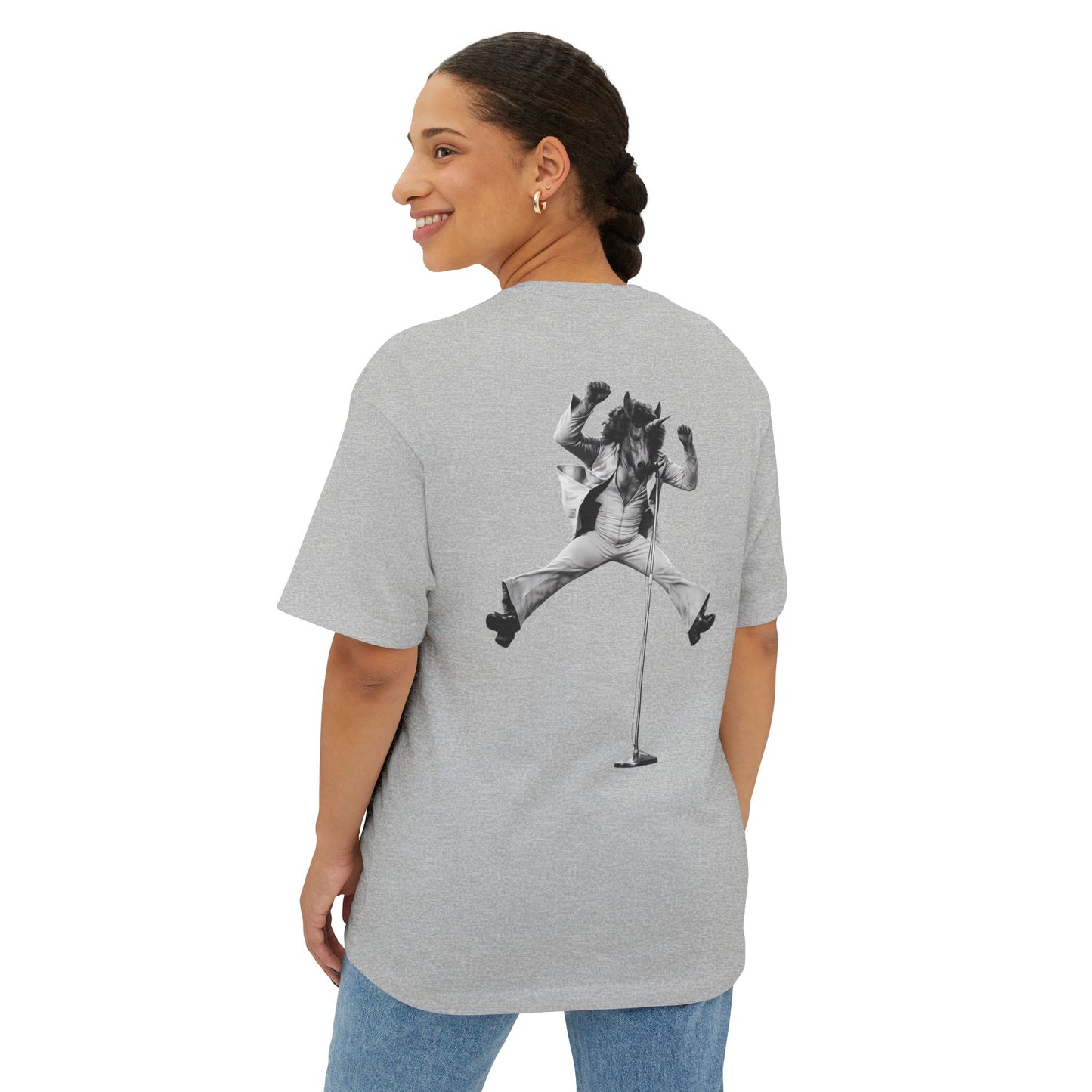Oversized Tee —GET ON UP (back print)