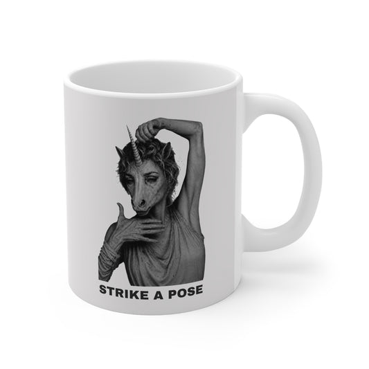 Portrait Mug — STRIKE A POSE