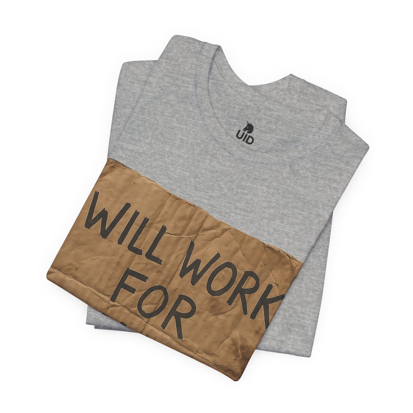 Classic Tee — ‚Will work for likes‘