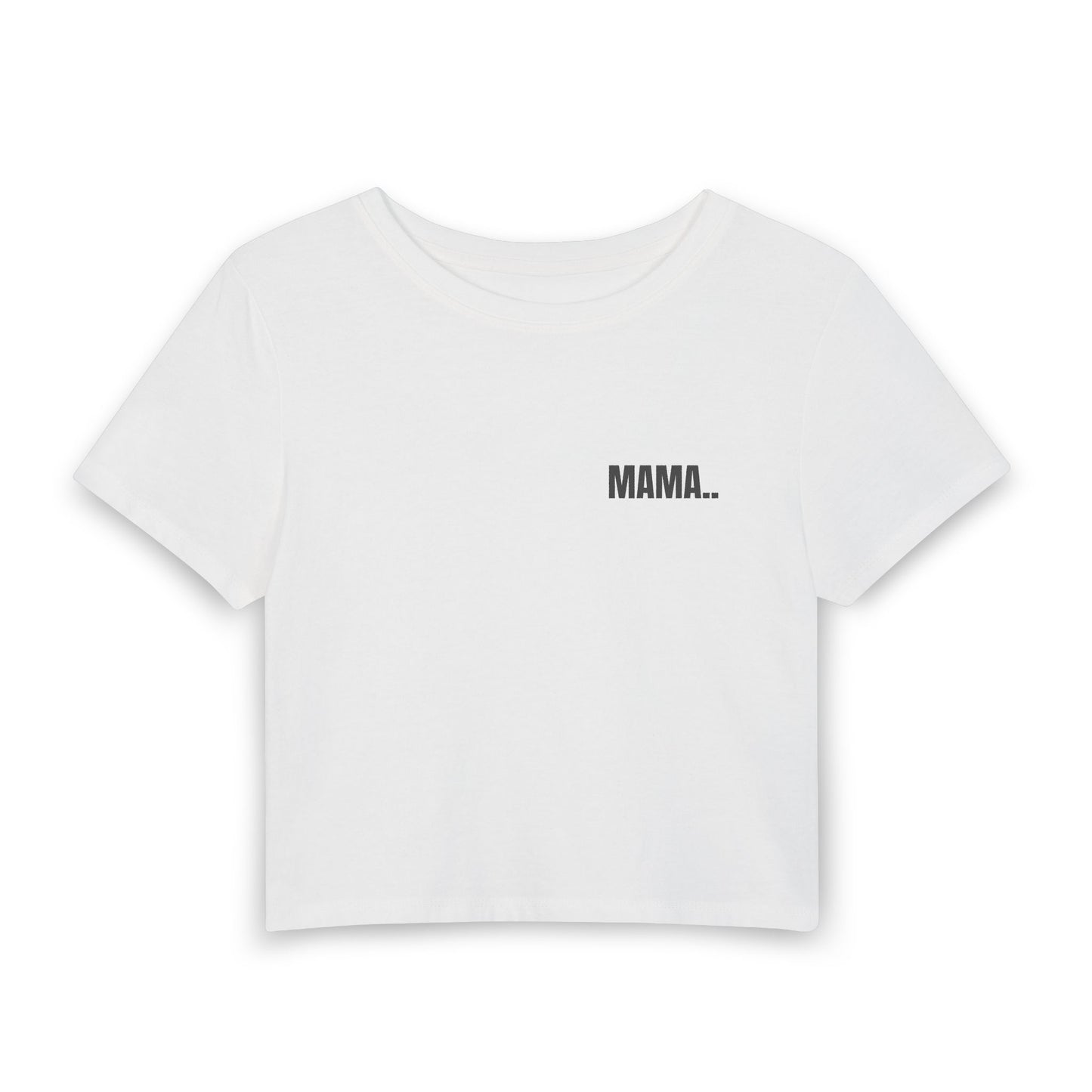 Women's Baby Tee — MAMA.. (back print)