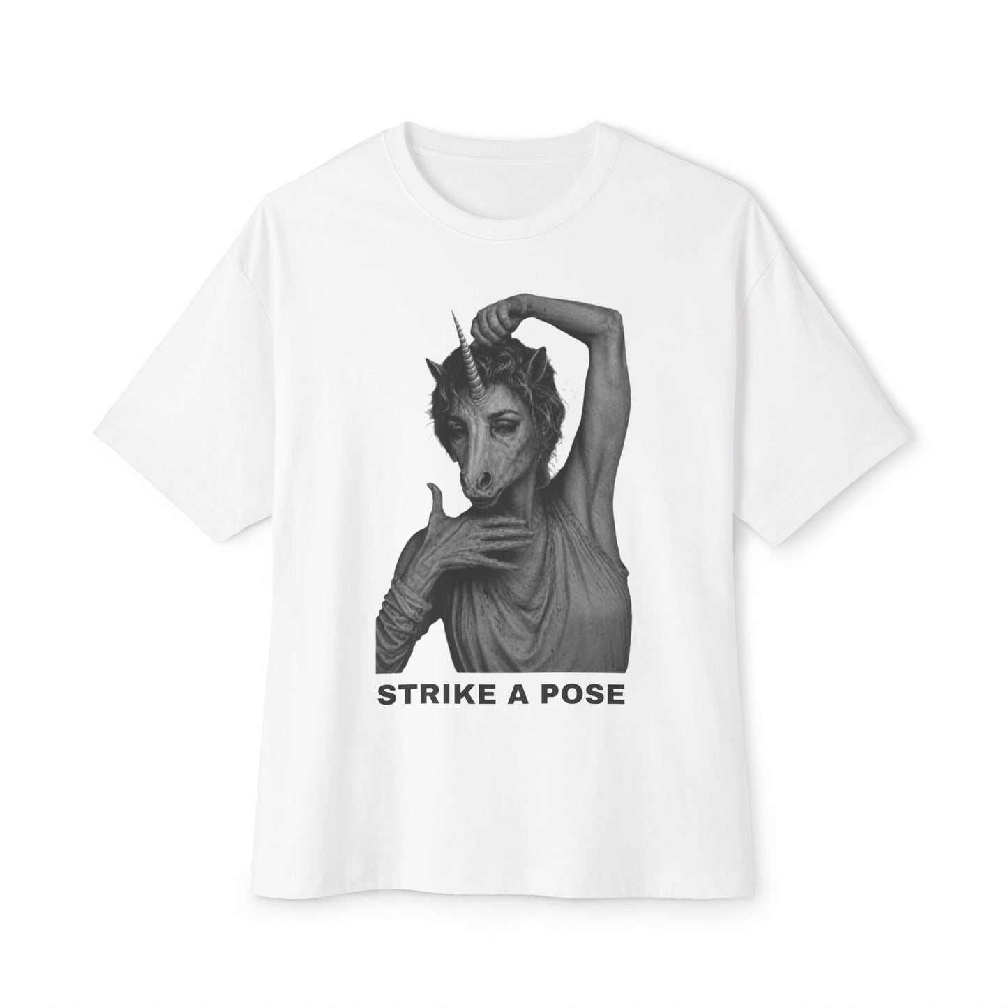 Oversized Tee — STRIKE A POSE