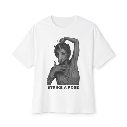 Oversized Tee — STRIKE A POSE