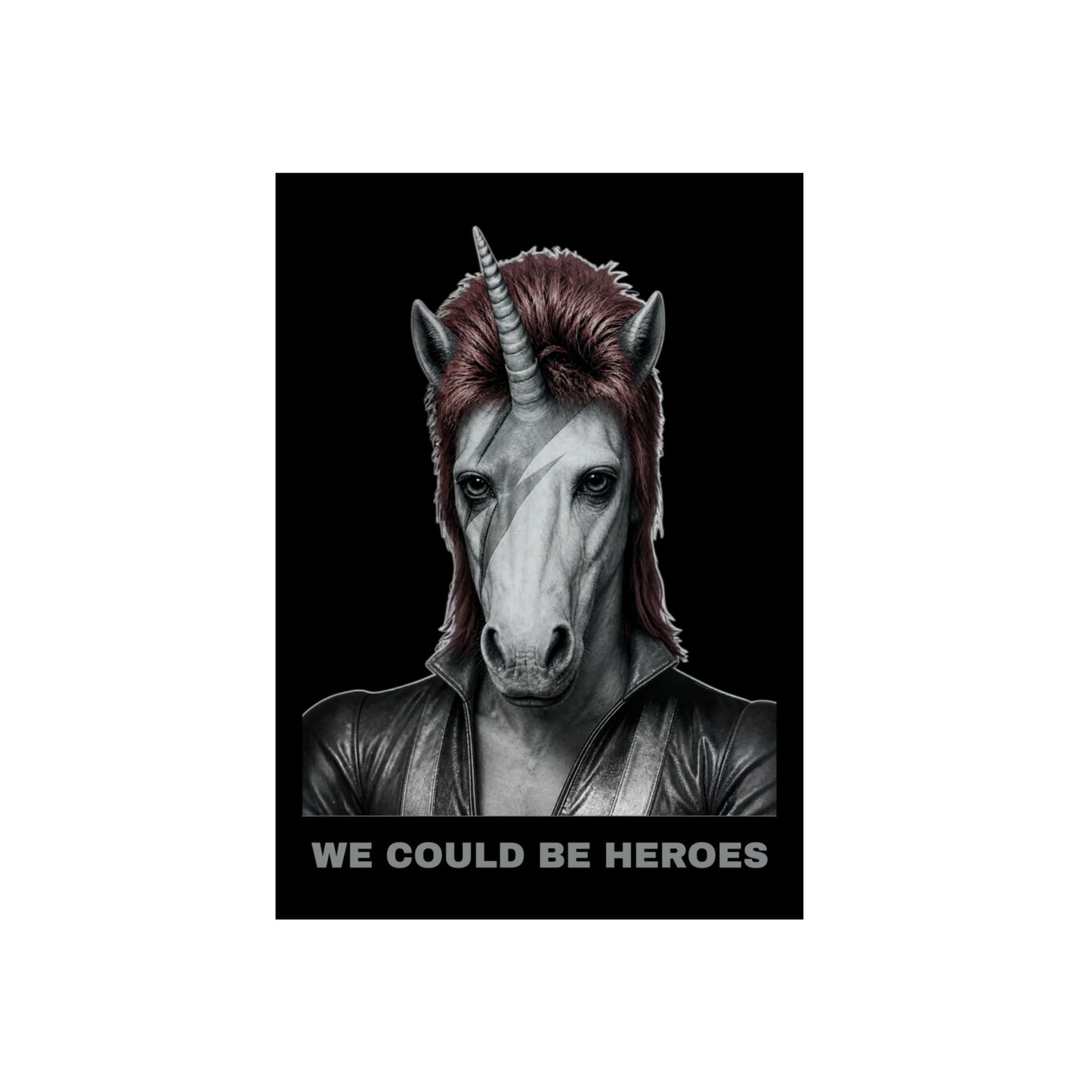 Aluminum Art Panel — WE COULD BE HEROES