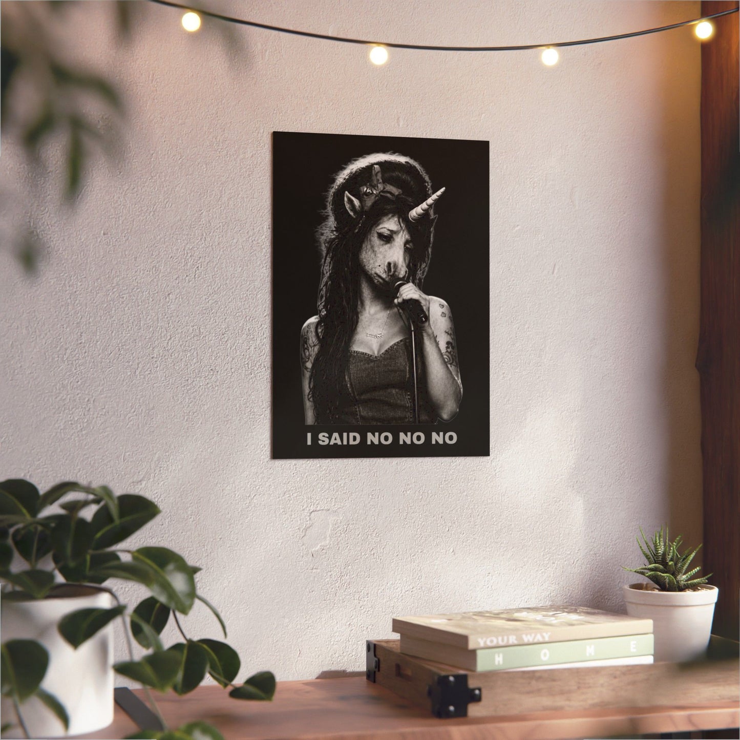Aluminum Art Panel — I SAID NO NO NO