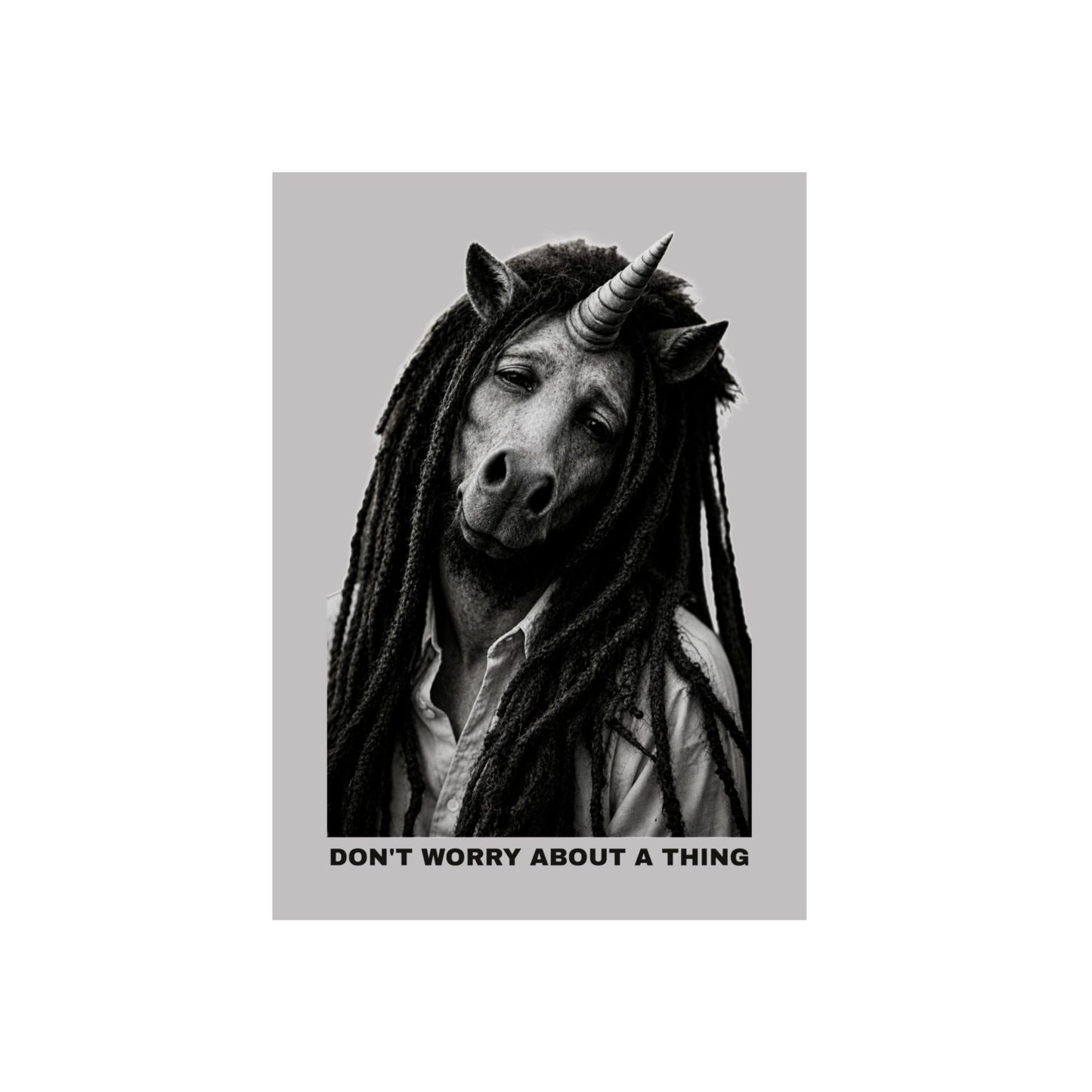 Aluminum Art Panel — DON'T WORRY ABOUT A THING