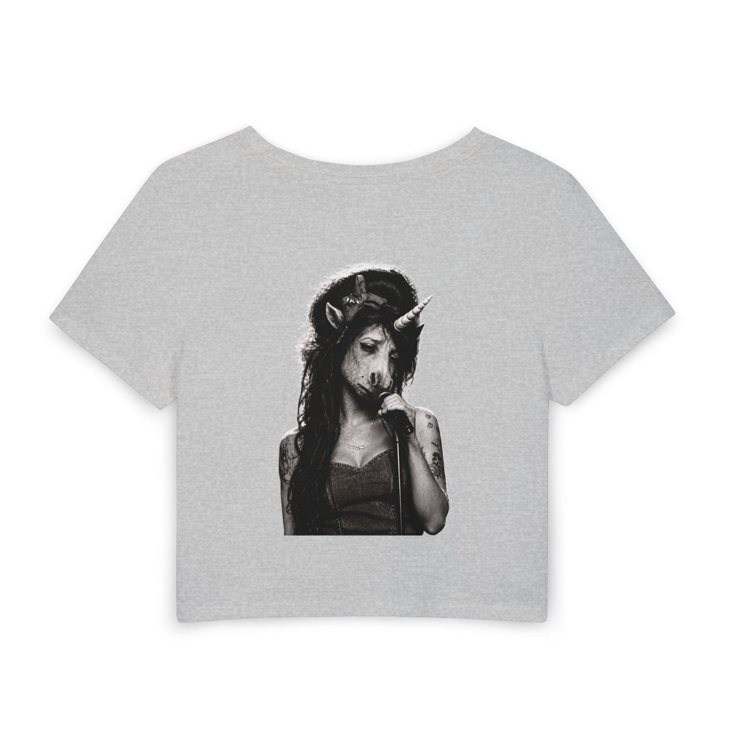 Women's Baby Tee — I SAID NO NO NO (back print)