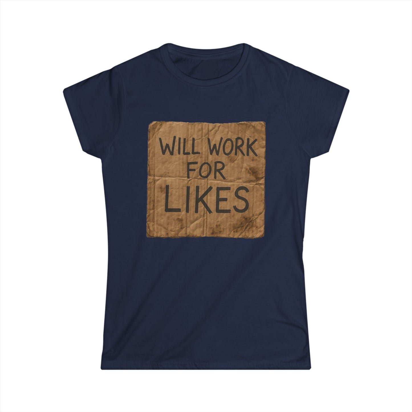 Girl Tee — ‚Will work for likes‘