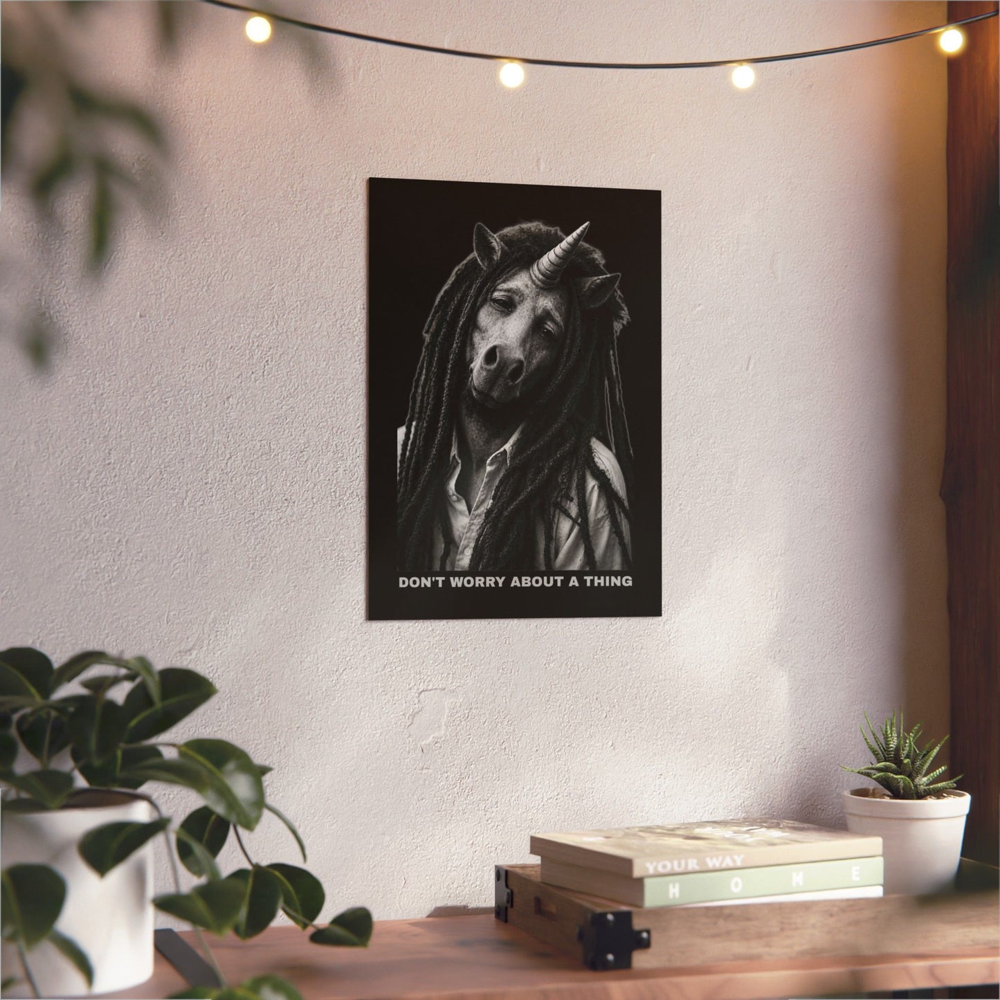 Aluminum Art Panel — DON'T WORRY ABOUT A THING