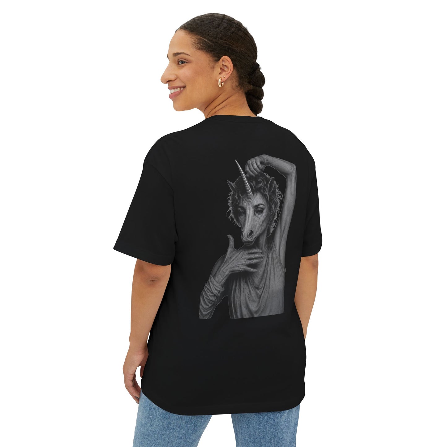 Oversized Tee — STRIKE A POSE (back print)