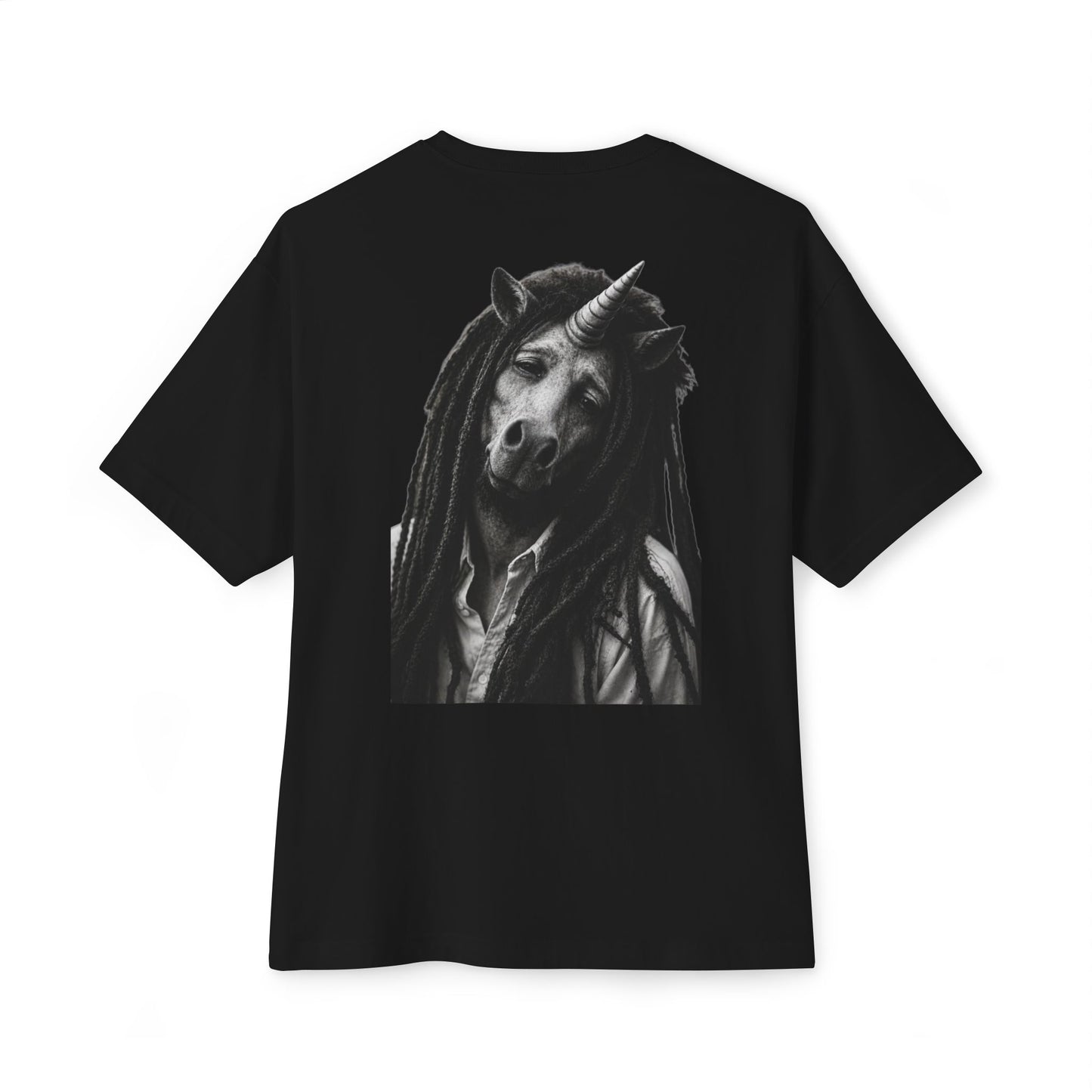 Oversized Tee — DON'T WORRY ABOUT A THING (back print)