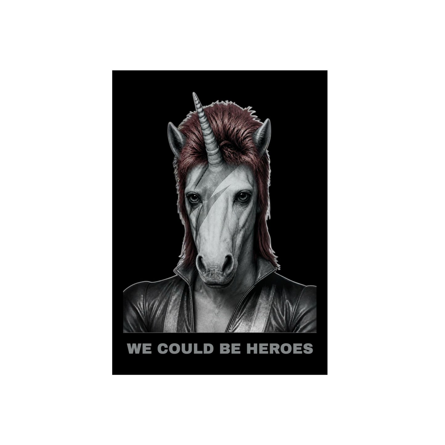 Aluminum Art Panel — WE COULD BE HEROES