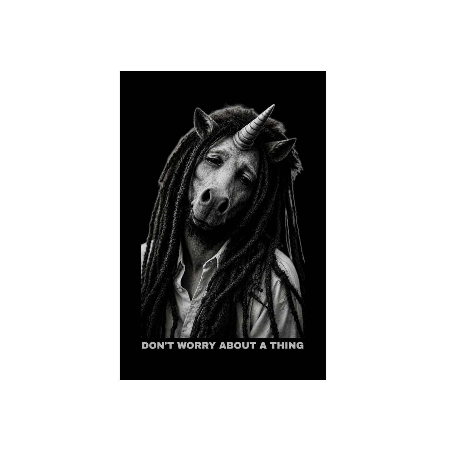 Aluminum Art Panel — DON'T WORRY ABOUT A THING