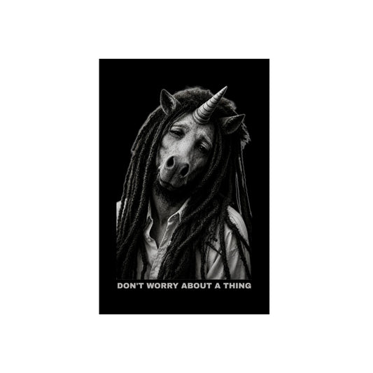 Aluminum Art Panel — DON'T WORRY ABOUT A THING