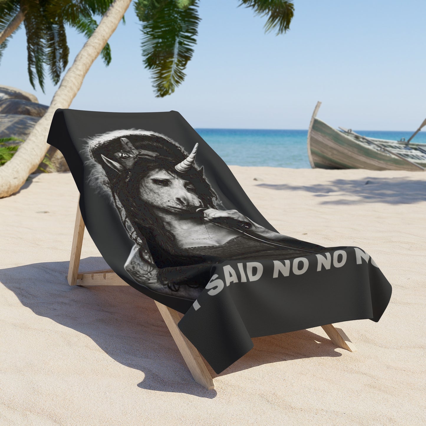 Beach Towel — I SAID NO NO NO
