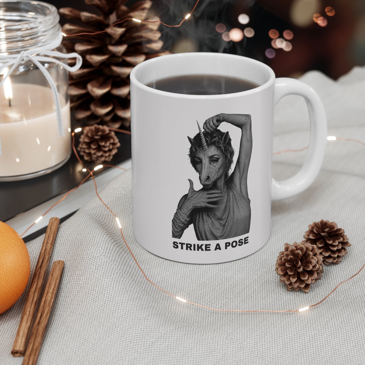 Portrait Mug — STRIKE A POSE