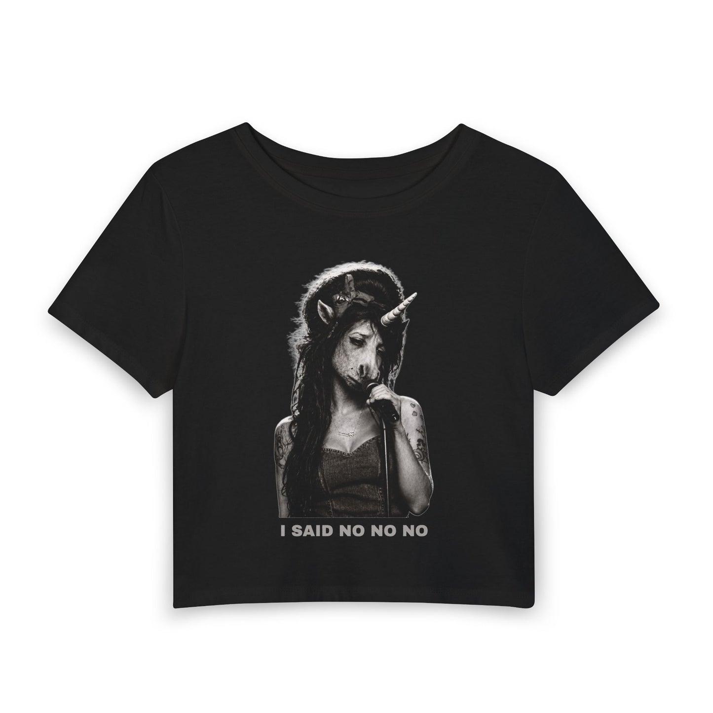 Women's Baby Tee — I SAID NO NO NO
