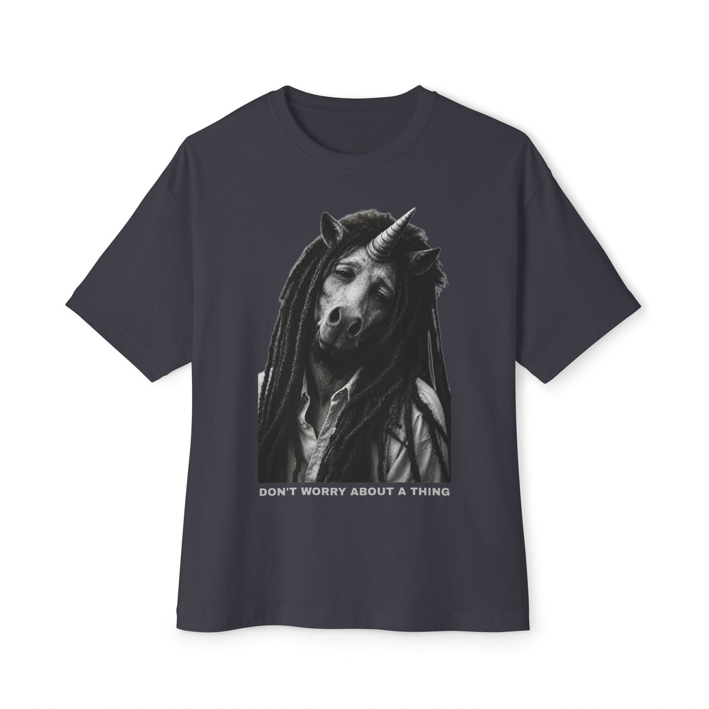 Oversized Tee — DON'T WORRY ABOUT A THING