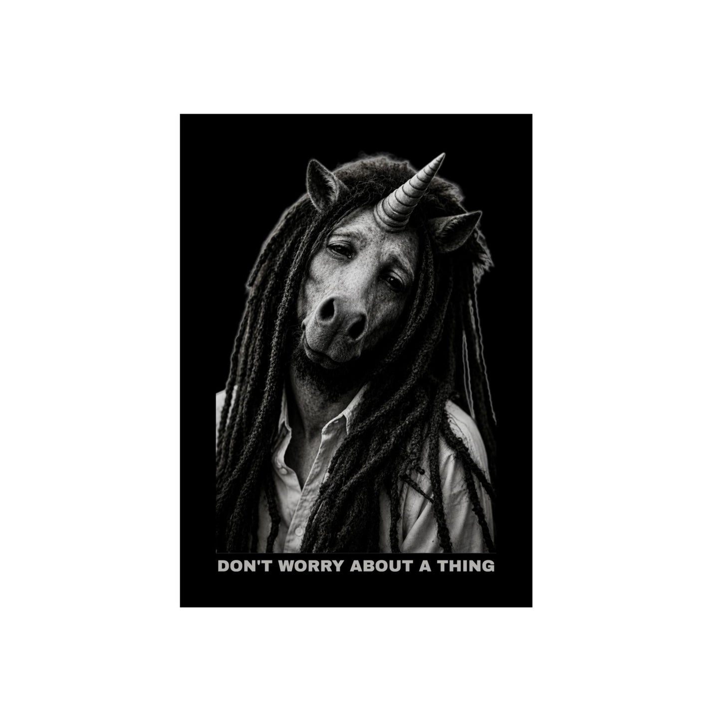 Aluminum Art Panel — DON'T WORRY ABOUT A THING