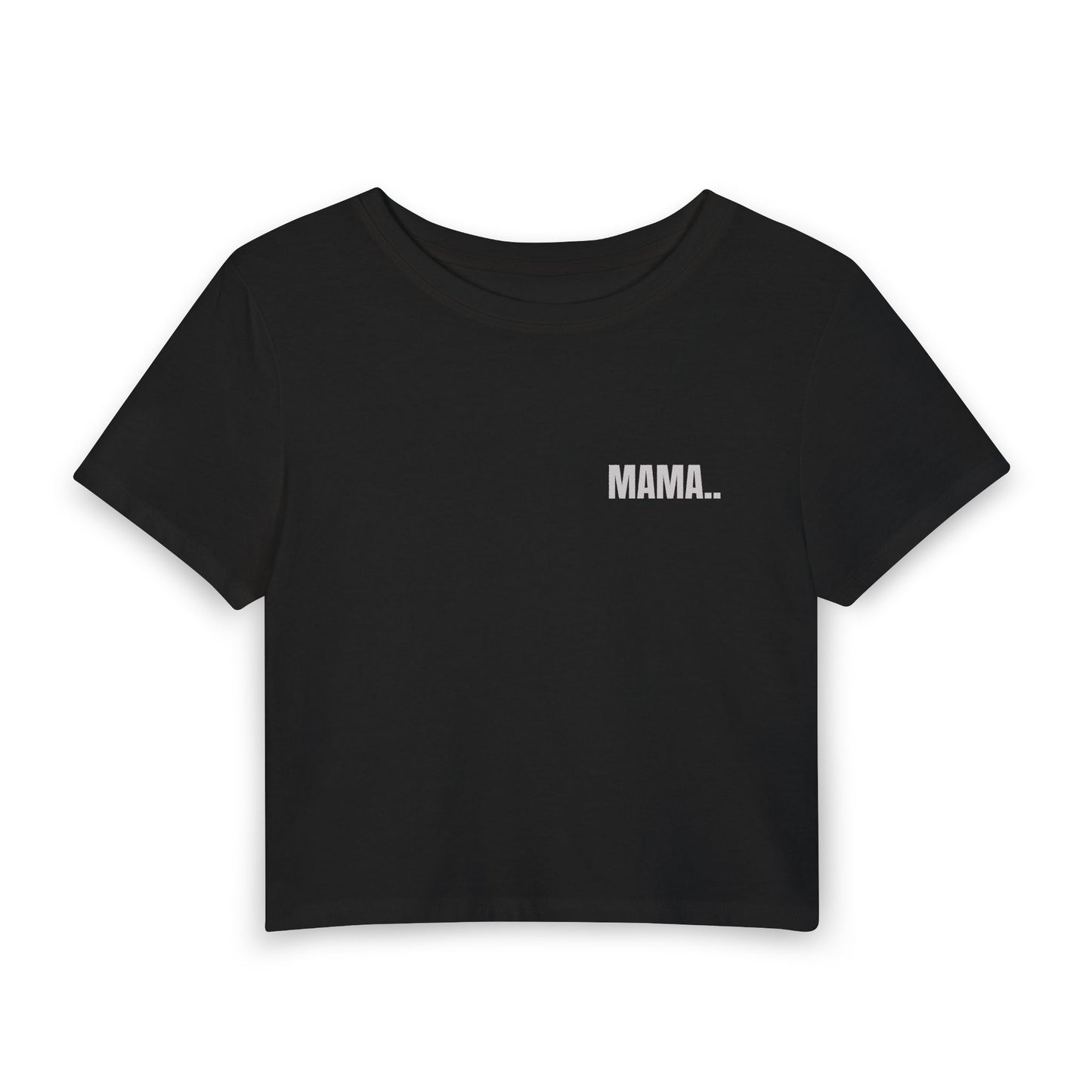 Women's Baby Tee — MAMA.. (back print)