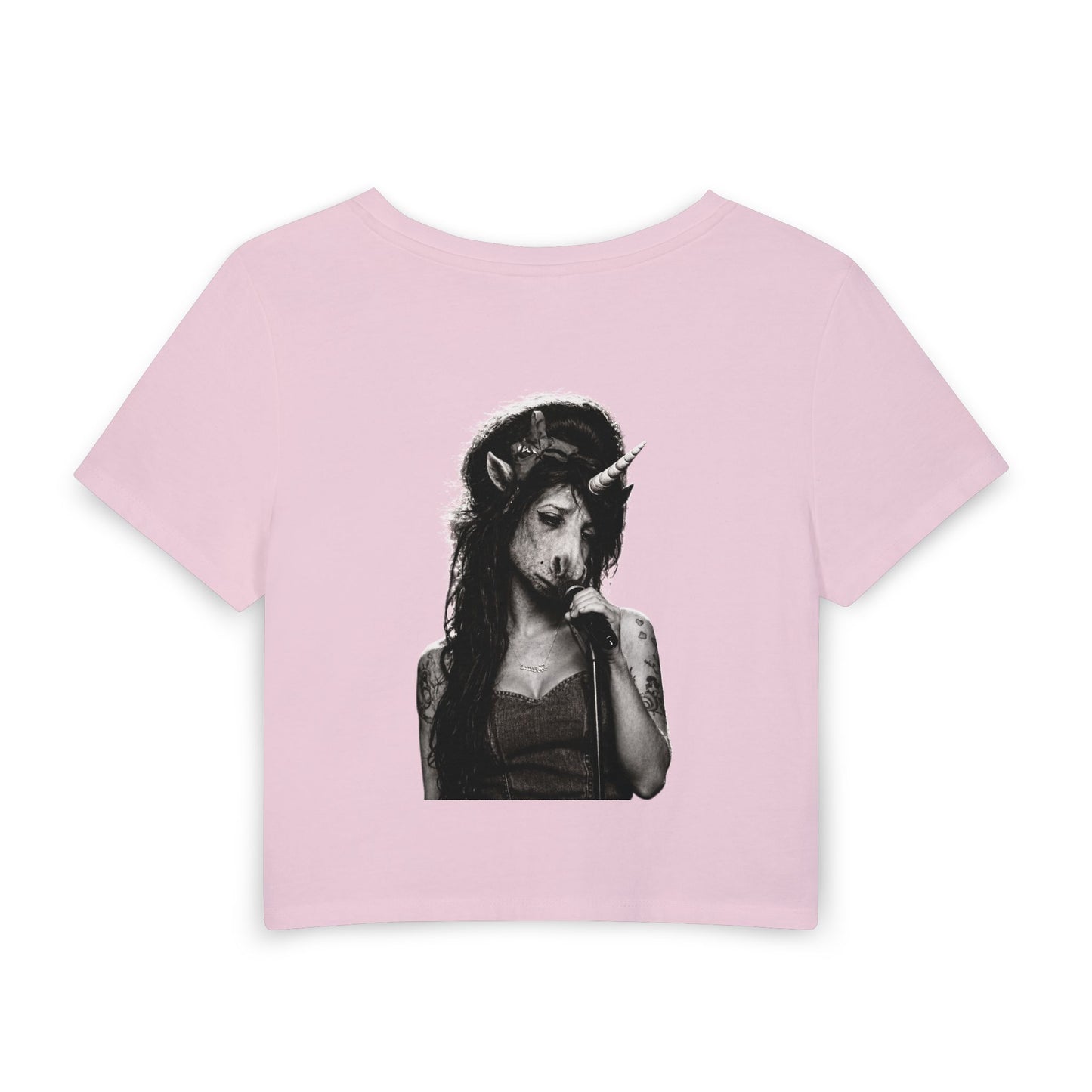 Women's Baby Tee — I SAID NO NO NO (back print)