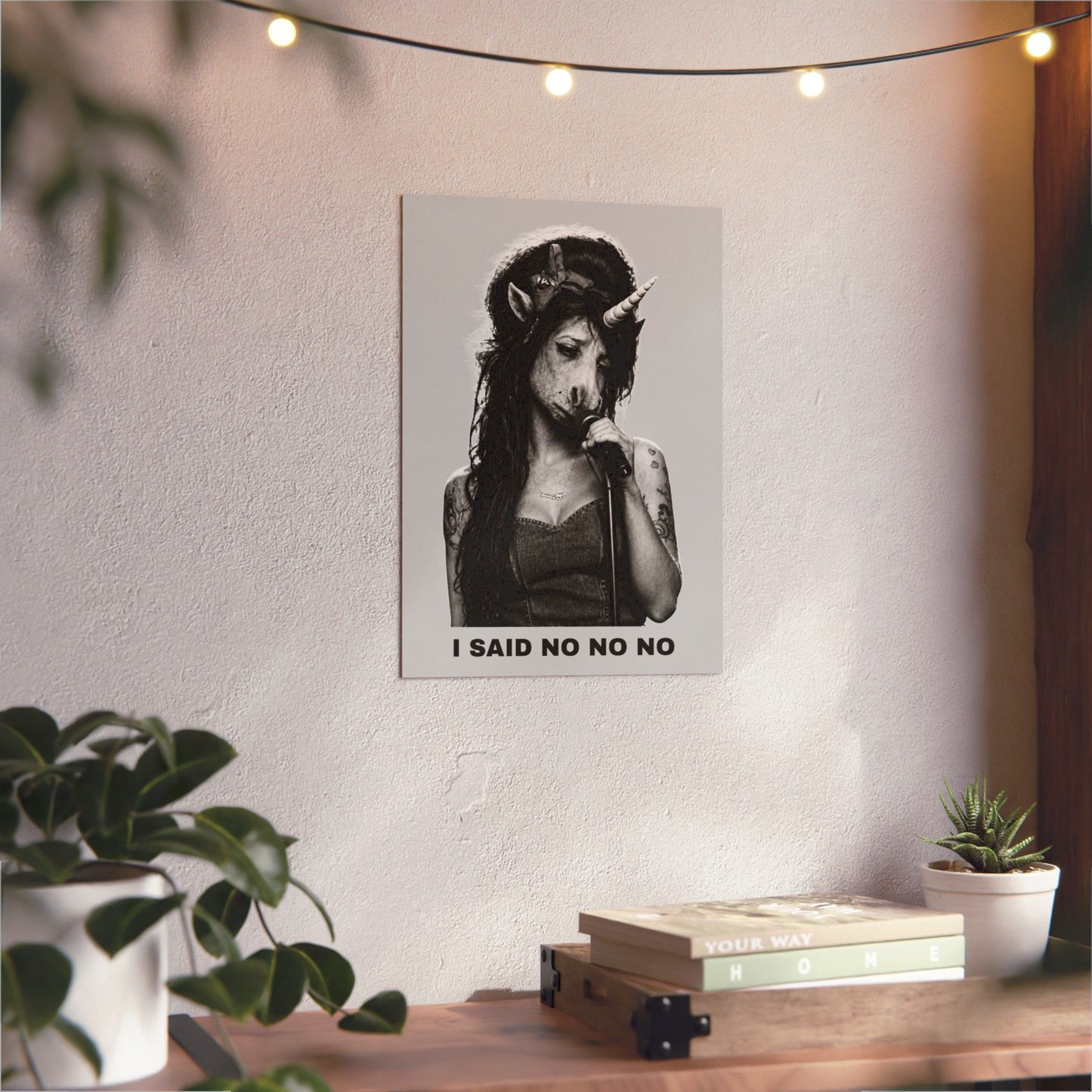 Aluminum Art Panel — I SAID NO NO NO